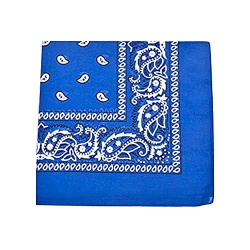 Paisley 100% Polyester Unisex Bandanas - 5 Pack