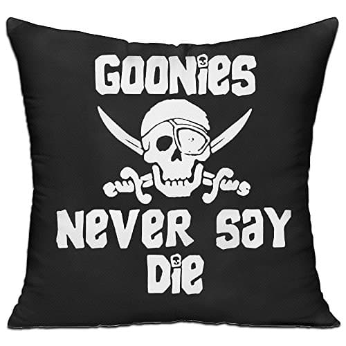 Skull Pirate Never Say Die Creative Pillow Case One Size