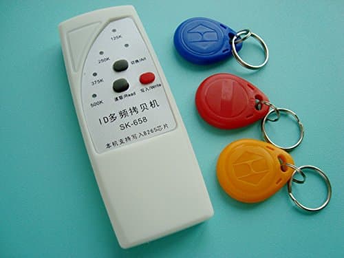 125khz id access control card RFID Copier Duplicator Cloner ID EM reader & writer+ 3pcs EM4305 writable keyfob