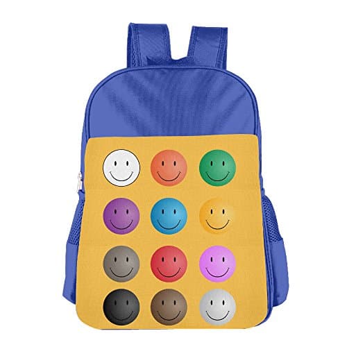 Chirldren's Many Smile Face Shoulder Backpack School Bag