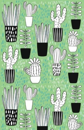 Bullet Journal Dot Grid: Green Cactus Composition Notebook, Minimalist Bullet Journal, Planner: Bullet Journal and Sketch Book, Diary for Calligraphy, ... Journal: Volume 3 (Bullet Journal Minimalist) Paperback – 6 Oct. 2017