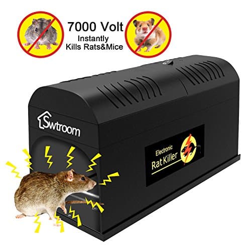 Electronic Mouse Trap, Rat Trap, Safe Way to Kill Mice &amp; Rats, Small Squirrels and Other Similar Rodent.Using Humane Exterminating - Best Pest Control By Swtroom