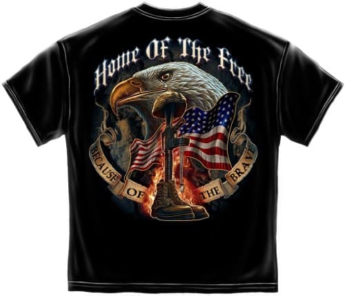 Home of Free Because Brave - Medium