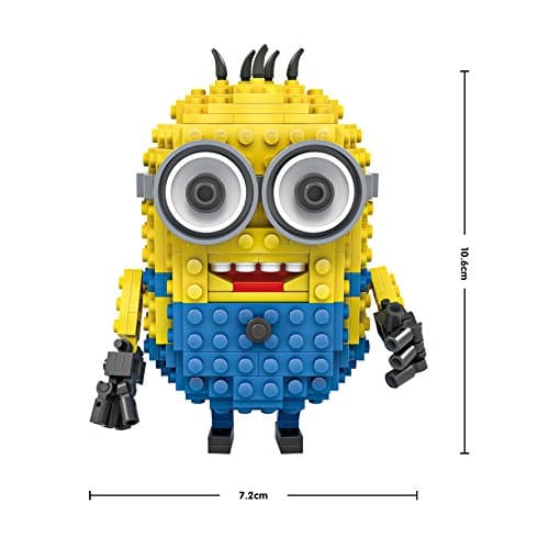 Micro Brickland Mini-Sized Action Figure Hero Building Bricks Mini Figure Set (157 Pieces)