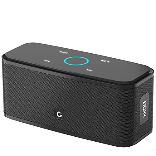 Doss Soundbox Touch Wireless Bluetooth V4.0 Portable Speaker With Hd Sound And Bass 12H Playtime Built-In Mic Portable Wireless Speaker Compatible With Phone Tablet Tv And Gift Ideas (Black)