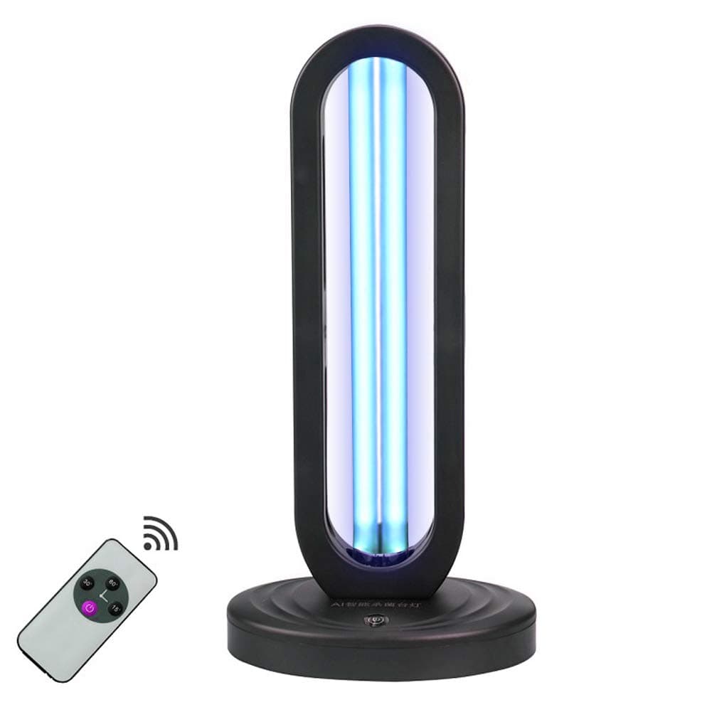 Hasde UV Light Sterilizer, UV Lamp, Eliminates Germs and Mold with UV-C Light, Deodorizer for Odor from Pets, Room Air Freshener for Small Rooms, Remote Control Timing