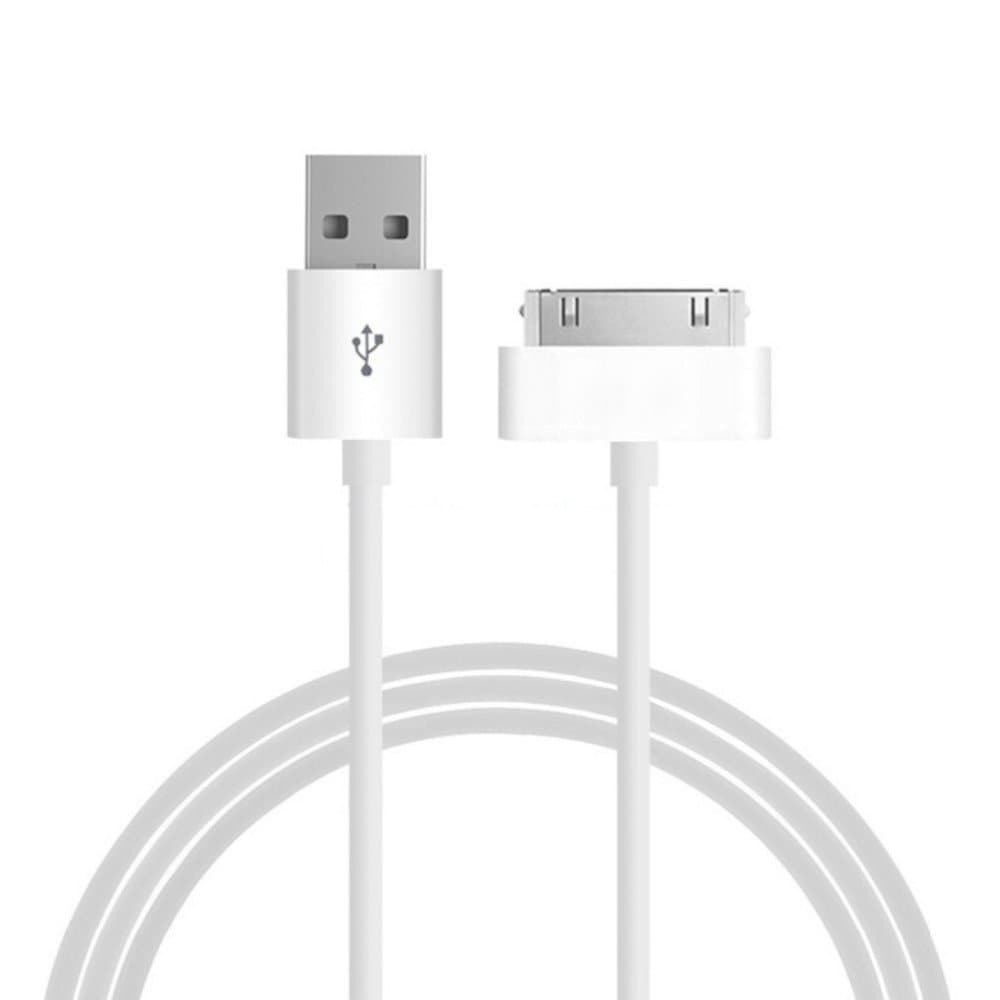iZKA® Original iZKA 3-Pin USB Data Sync Charging Cable for Apple iPhone 4/4S/iPod Touch/iPad 2 - Life Time Warranty