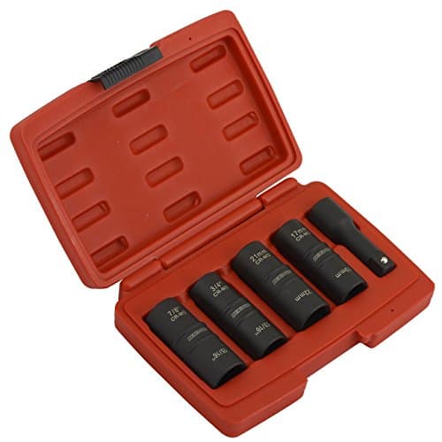 NEW Flip Impact Socket | 5pc Pro Set Thin Wall 1/2" inch Drive Metric SAE | 8 Sizes