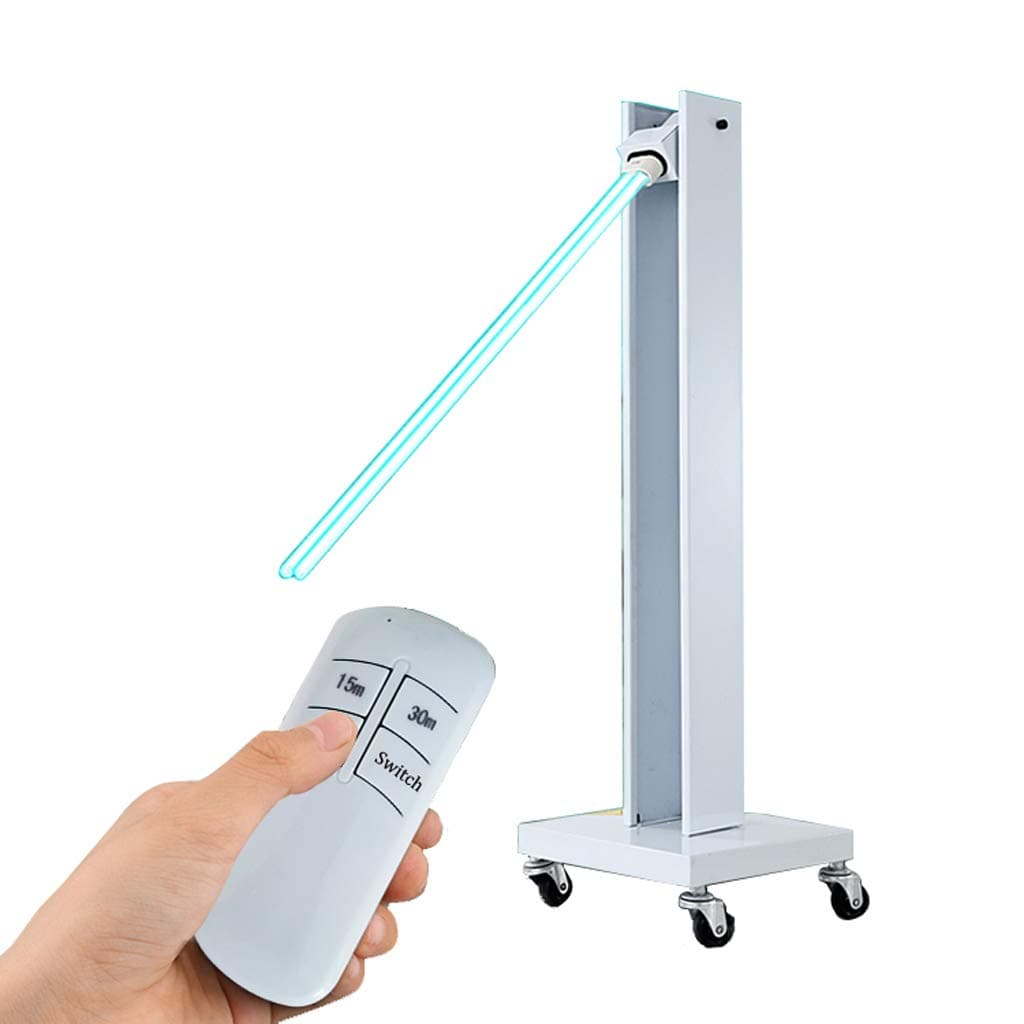 Mmm@ UV Germicidal Light Remote Control Timer 100W/150W Removable High Power Ultraviolet Lamp Car Disinfection Air Ozone & Free UVC Light, Hospital School Factories and Others, Large-Areas Use