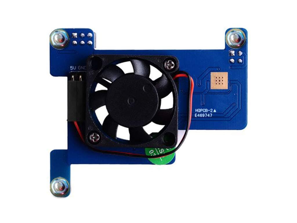 Iunius Power-Over-Ethernet (PoE) HAT for Raspberry Pi 4B/3B+ Built-in Cooling Fan Support IEEE 802.3af or 802.3at PoE Standard