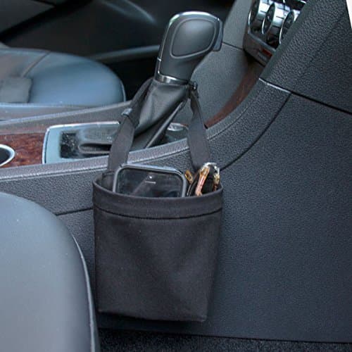 Car Cellphone Caddy, Solid Black, Customizable, Sunglasses Car Holder, Mobile Accessory, Cellphone Holder, Golf Cart Holder, Beach Chair Bag, Pool Chair Bag