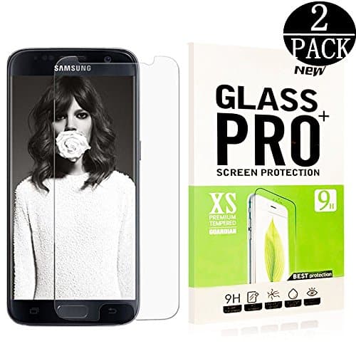 [2-Pack] Tempered Glass Screen Protector for Samsung Galaxy S7, Linboll Premium Screen Protector Film for Galaxy S7 , 9H Hardness, Easy to Intall, Bubble-Free Installation 3D Touch Compatible