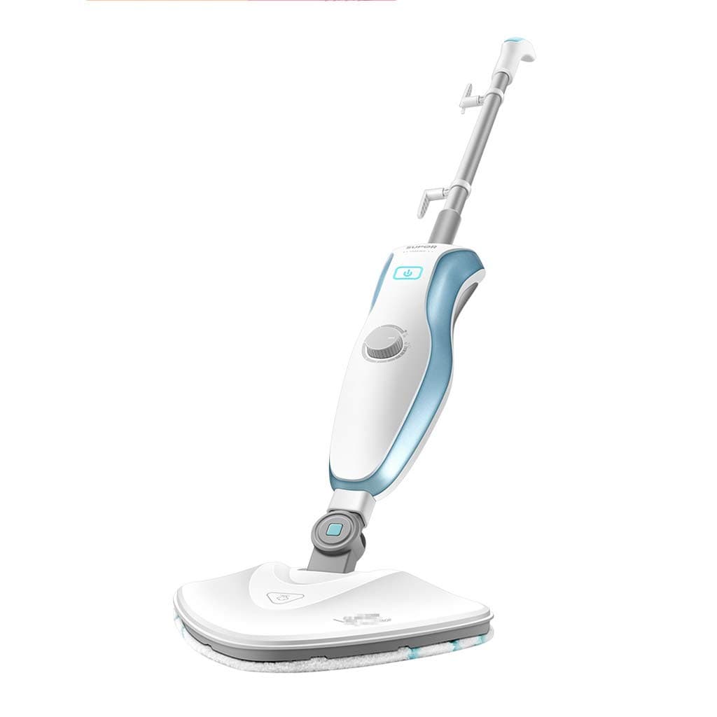 Steam Mop, 3 in 1 Steaming Suction One Button Switch Fast Steam Rotation Tuning Sterilization Aphid for Household Floor Carpet Cleaning Mop, 500W, White