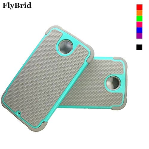 Nexus 6 Case,google Nexus 6 Case,flybrid [Scratchproof] [Shockproof] [Environmental Protection]stylish and Soft Hard Defender Case Cover for Nexus 6 Case (Hot Blue)