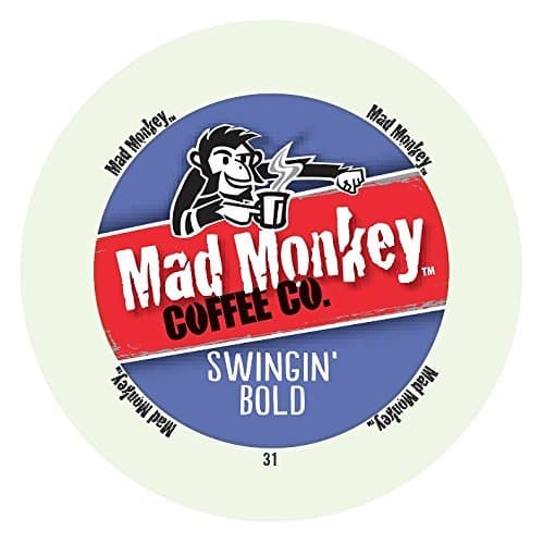 Mad Monkey Coffee Capsules, Swingin Bold (Swingin Bold, 96 count)