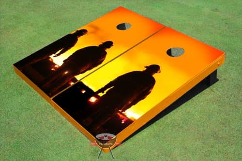 Fire Fighters Trio Themed Cornhole Boards