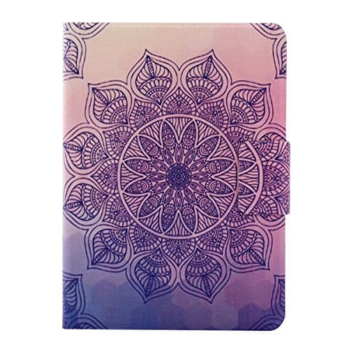 Warmmarket Case for All-New Kindle E-reader (8th Generation 2016), Ultra Slim PU Leather Flip Stand Auto Sleep/Wake Case with Card Slots for Amazon All-New Kindle (6" Display, 8th Gen 2016)-Mandala