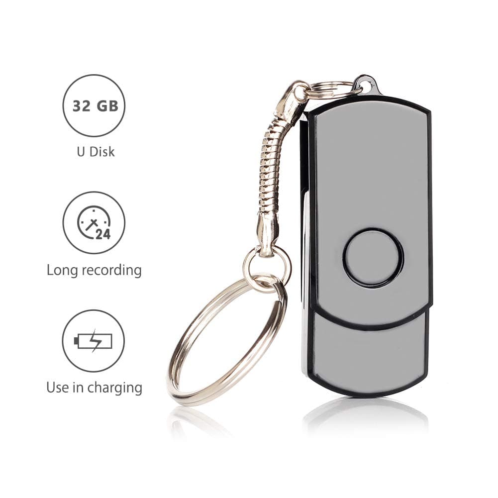 [2019 latest version] recording pen USB memory IC recording pen recording pen 32GB large capacity ultra small long recording OTG function high speed transmission for Android/computer