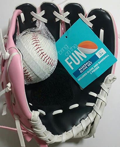 Bring On The Fun Pink Baseball Glove Set
