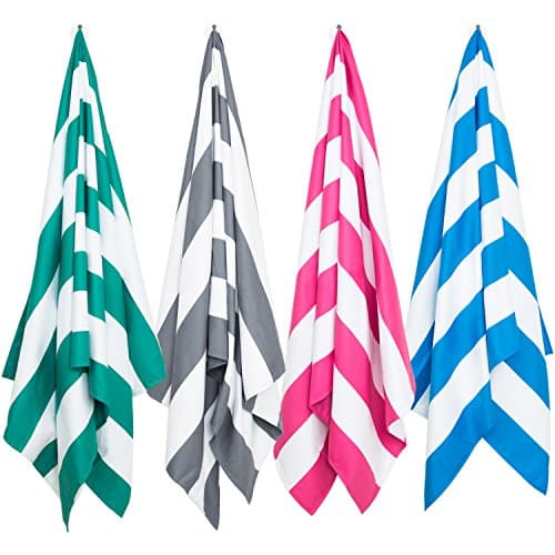 Snug Beach Mat, Picnic blanket,Towel - Microfiber Ultra Thin Compact &amp; Light (Single Person Size 35 x 78 inches) - Grey