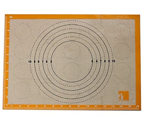 Half Size Nonstick Silicone Baking Mat"Dough-It-All" Rolling/Baking/Cookie by The Handy House