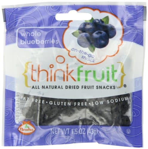 Thinkfruit Cherry, Blueberry and Cinammon Apple, 1.5 Ounce (Pack of 15)