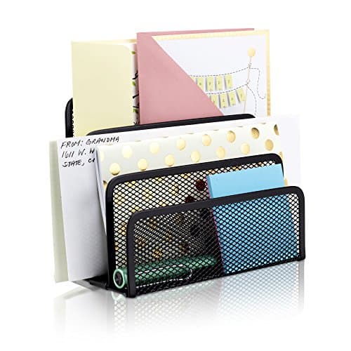 Workablez Mail Organizer - Sturdy Letter Organizer With 3 Sections - Perfect Desktop File Organizer For All Your Files, Folders, Documents, Mails
