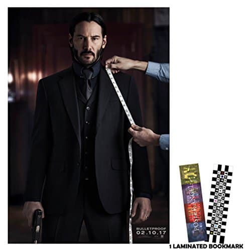 John Wick: Chapter 2 (2017) - Measure - 13 in x 19 in Movie Poster Flyer BORDERLESS + Free Bookmark