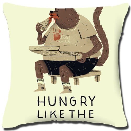 Fox Pattern DIY Decorative Pillow Cases,Cotton Linen Square Throw Pillow Case Cushion Cover Size:18"X18 "inch/(45cm x 45cm),Artwork erci0296