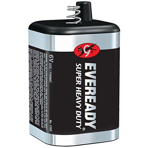 Eveready Super Heavy Duty 6V Battery (Spring Term) (6 Pack)