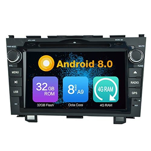 Android 10.0 Stereo DVD 64G ROM Autoradio GPS Navigation Radio for Honda CRV 2006-2011