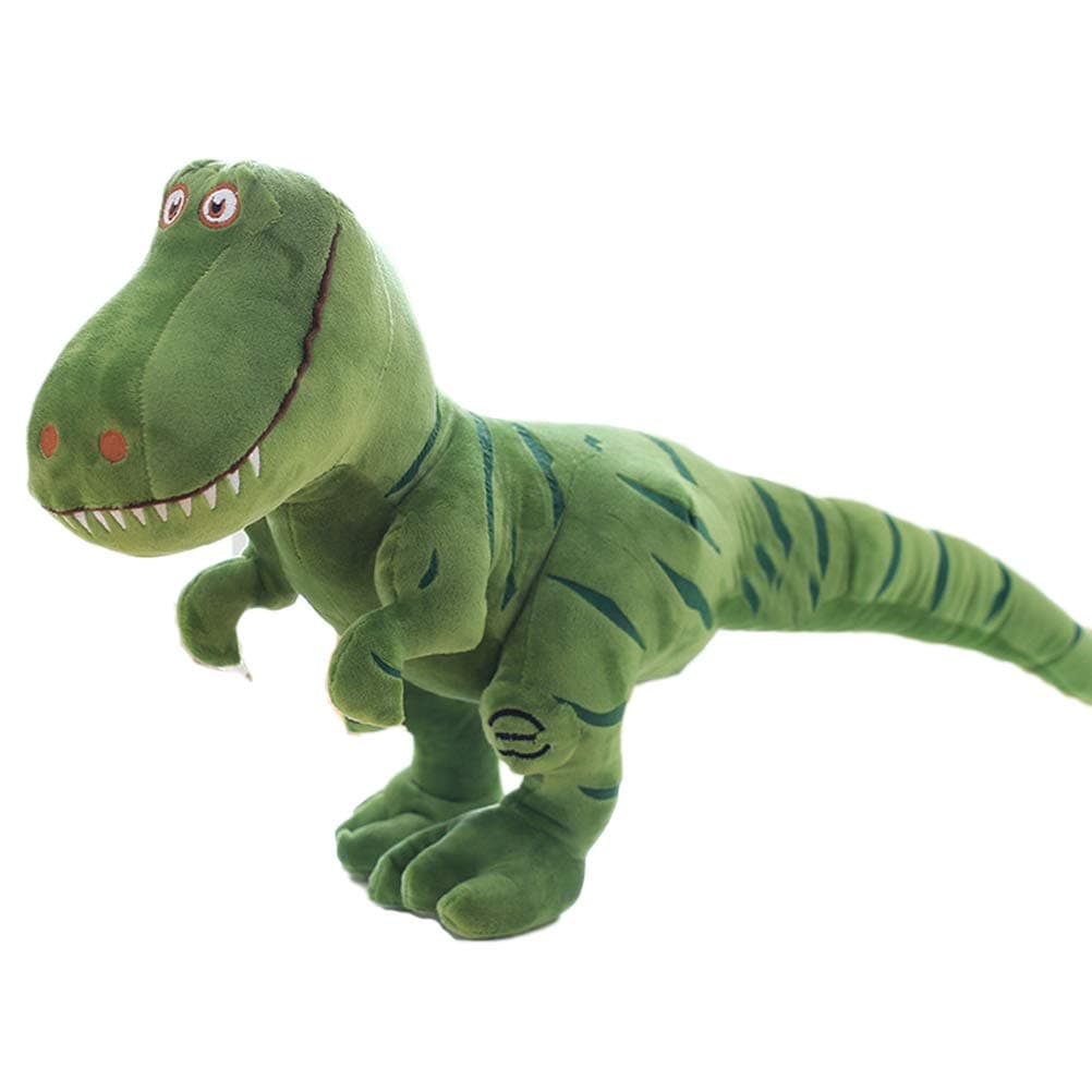 BSTOB Simulation Large Dinosaur Plush Toy, 40cm Simulation Large Dinosaur Plush Toy Animal Dinosaur Tyrannosaurus Dragon Doll Boy Toys green