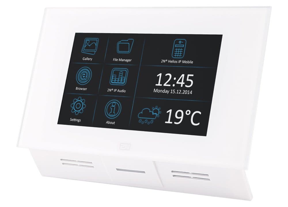 2N Security Indoor Touch - Touchscreen Digital Intercom PoE - White