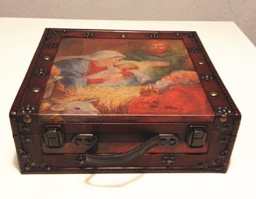 The customized classical style wooden box （HF038-B)