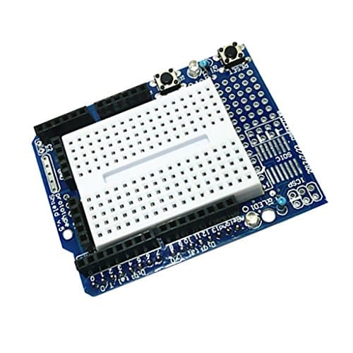 YUN Deals Prototyping Shield PCB Board with Mini Breadboard For Arduino DIY Parts