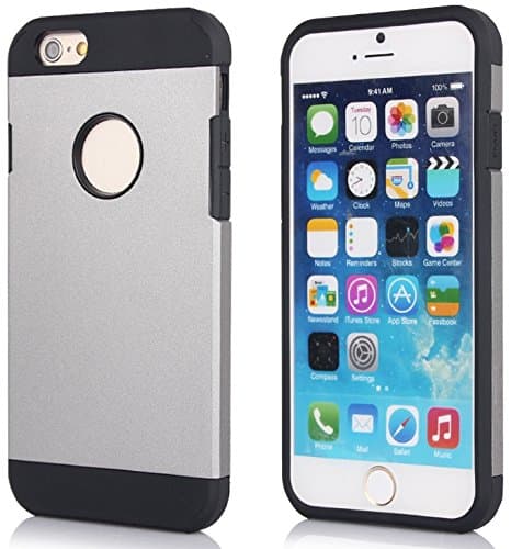 iPhone 6 Case - Perfect for 4.7" Apple Phone - **New**[Space Gray] Protective case from Dason Electronics - TPU tough Hybrid cover - Best Protection Bumper w/ Hard shell. For girls and guys - Looking For a Bargain? Look No Further! Fully Guaranteed