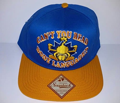 Can't You Read Body Language? Garfield Flat Bill Snapback Cap