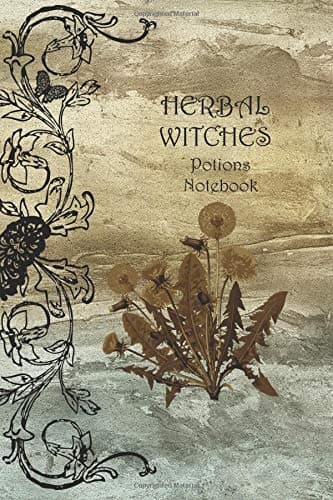 Herbal Witches Potions Notebook: Lined Recipe notebook