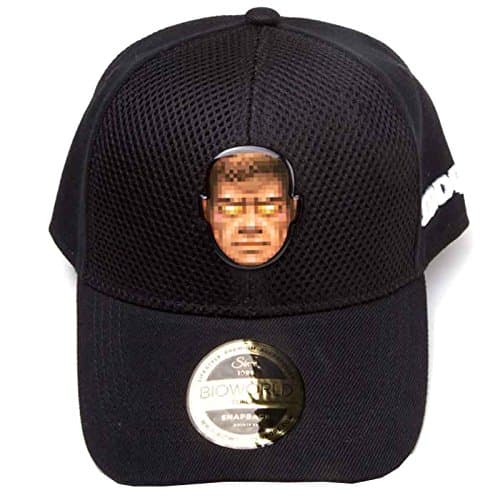 Doom Baseball Cap Doomguy Godmode Curved Official Black Snapback