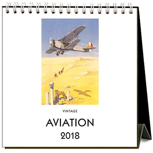 Found Image Press Aviation 2018 Easel Desk Calendar
