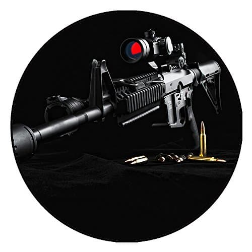 AliBli Computer PC Round Mouse Mat Color Printed Mousepad Round Non Slip Rubber Mouse pad Gaming Mouse Pad 12.2”x12.2” (001juji)