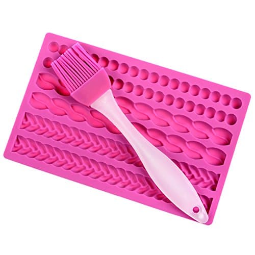 Pie Crust Cutters Silicone Mat and Pastry Basting Brush Create Your Own Lattice Pie Crust