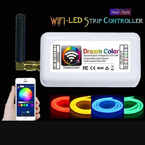 Feican RGB Wifi Wireless LED Strip Controller For Android Smartphone Tablet IOS iphone ipad