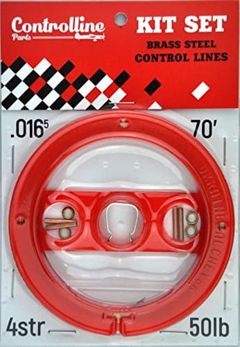 Line Kit for Control Line Planes (Red, 0.016x2x70), Control Line Model Aircraft, Control Line Model Airplanes, Control Line Flying, controllineparts