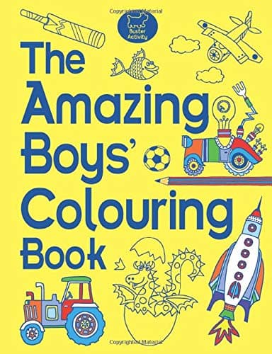 Amazing Boys' Colouring Book