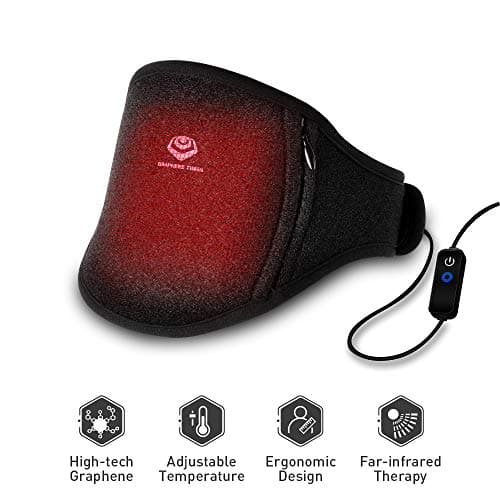 FIR Heating Neck Wrap - USB Powered Neck Wrap with Adjustable Temperature and Far-Infrared Physical Cervical Therapy for Pain Relief or Postoperative Recovery