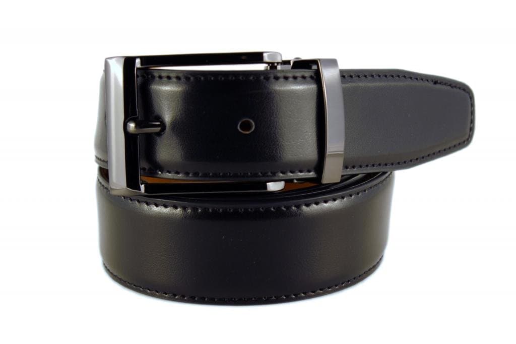 Marco Valentino Men's Genuine Leather Solid Belt