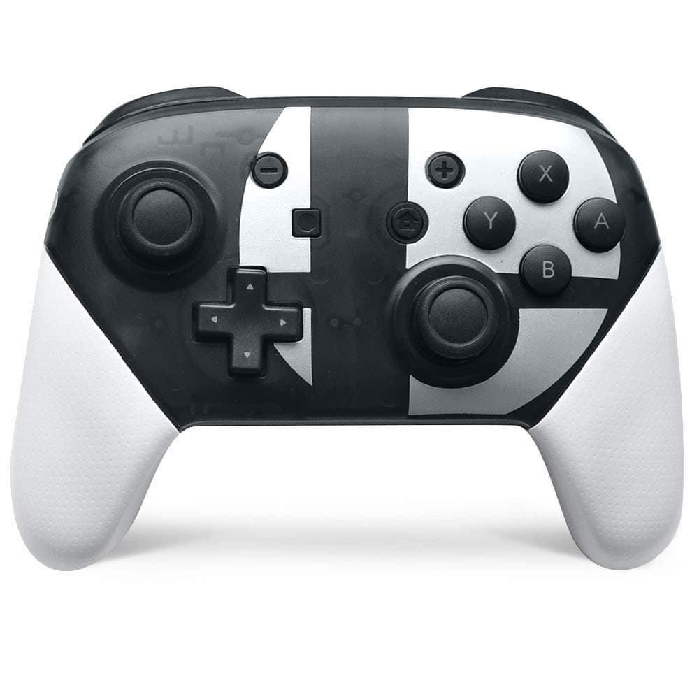 Switch pro Controller,Wireless Controller Compatible for Nintendo Switch Support Gyro Axis Dual Shock (Black & White)