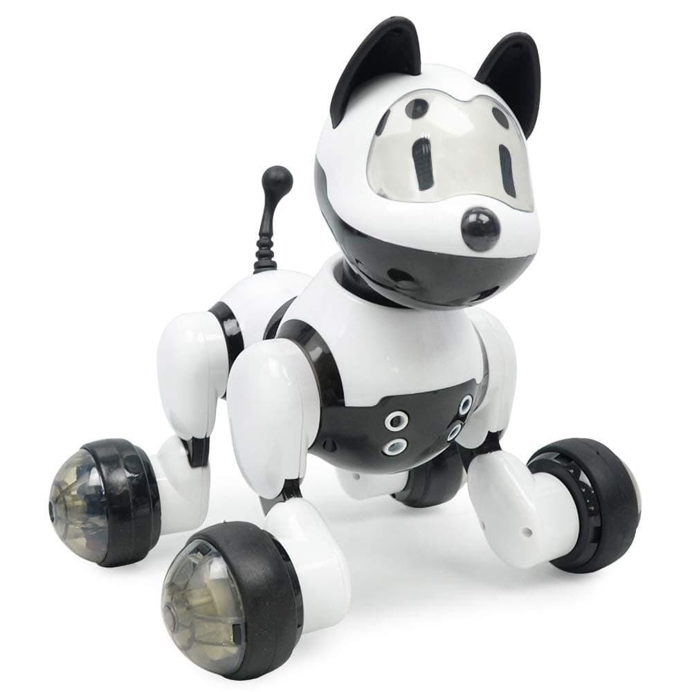 ACOC Electronic Pet, Robot Dog Toy, Have Follow-Up Function, Sing And Dance Electronic Robot Dog Pet Toy Smart Kids Interactive Walking Sound Puppy with LED Light Educational Toy Gift for Kids