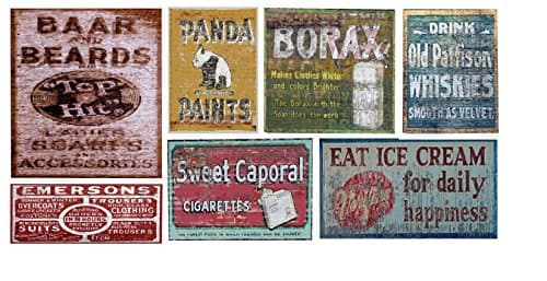 HO Scale Ghost Sign Building/Structure Decals #48